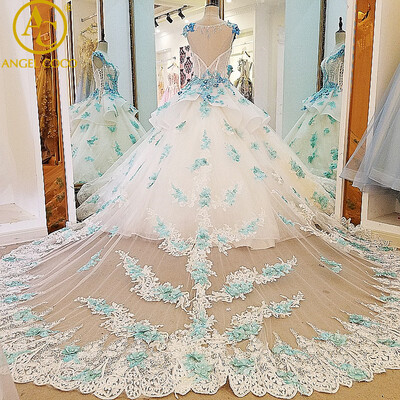 Luxurious crystals Applique Floral wedding dress Expensive bridal Gown robe de mariage vestido de noiva curto 2017 Customize
Luxurious crystals Applique Floral wedding dress Expensive bridal Gown robe de mariage vestido de noiva curto 2017 Customize