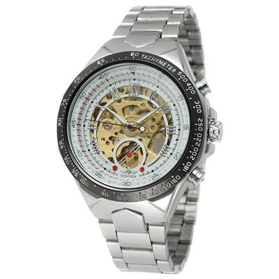 2017 Top Brand Winner Men Mechanical Watch Luxury Golden Steel Automatic Classic Skeleton Wristwatch Clock Best Gift
2017 Top Brand Winner Men Mechanical Watch Luxury Golden Steel Automatic Classic Skeleton Wristwatch Clock Best Gift