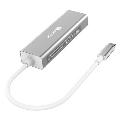 BIAZE Type-C to USB Splitter HUB Hub USB-C to Gigabit Ethernet Port Apple Notebook Converter MacBook Pro Accessories ZH19-Metal Silver
BIAZE Type-C to USB Splitter HUB Hub USB-C to Gigabit Ethernet Port Apple Notebook Converter MacBook Pro Accessories ZH19-Metal Silver