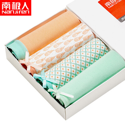 Antarctic Nanjiren ladies underwear triangular sexy casualty breathable comfortable printing candy color women&39s large size underwear 4 bowknot gift box M code
Antarctic Nanjiren ladies underwear triangular sexy casualty breathable comfortable printing candy color women&39s large size underwear 4 bowknot gift box M code