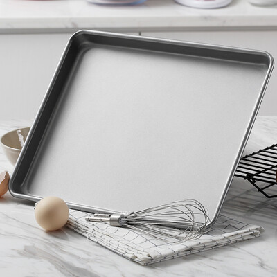 Magic Kitchen Magickitchen Glacier Silver Non-Dip Tray Heavy Carbon Steel Baking Mold Household Oven Biscuit Bake 12.8 in. MK-J009
Magic Kitchen Magickitchen Glacier Silver Non-Dip Tray Heavy Carbon Steel Baking Mold Household Oven Biscuit Bake 12.8 in. MK-J009