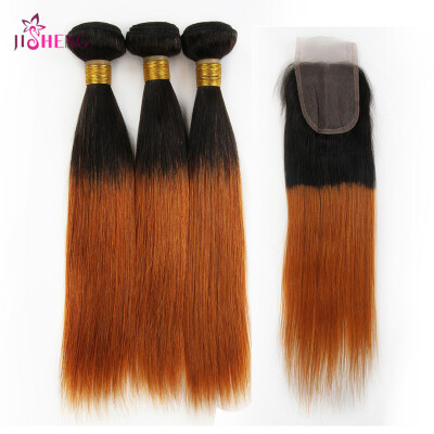 8A Indian Virgin Human Hair Wave 3 Bundles Ombre Straight Wave With 4*4 Lace Closure Remy Hair Extension
8A Indian Virgin Human Hair Wave 3 Bundles Ombre Straight Wave With 4*4 Lace Closure Remy Hair Extension