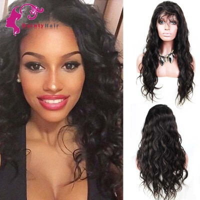 

8A Full Lace Wig Malaysian Virgin Hair With Baby Hair Natural Hairline Natural Color 130% Density Full Lace Wigs