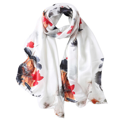 2017 Summer New Fashion Silk Scarf Beach Office Paty Silk Scarves Pure Silk Collarette Women Gifts Vintage Ink Painting Style
2017 Summer New Fashion Silk Scarf Beach Office Paty Silk Scarves Pure Silk Collarette Women Gifts Vintage Ink Painting Style