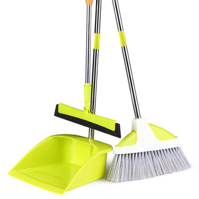 Bai Ning clean sweeping broom dustpan magic broom fashion combination soft hair stainless steel pole floor broom three sets
Bai Ning clean sweeping broom dustpan magic broom fashion combination soft hair stainless steel pole floor broom three sets