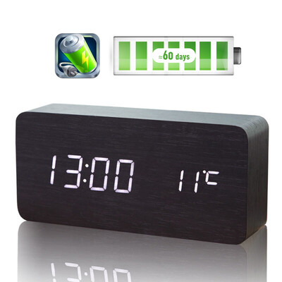 TIMESS alarm clock storage mute electronic clock voice control rechargeable LED student creative clock bedroom temperature multifunctional wood clock 5021-2 bamboo
TIMESS alarm clock storage mute electronic clock voice control rechargeable LED student creative clock bedroom temperature multifunctional wood clock 5021-2 bamboo