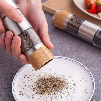 Bailun Bairun hand double-headed grinder pepper grinder black pepper pepper pepper grinder grinding bottle adjustable thickness 20213
Bailun Bairun hand double-headed grinder pepper grinder black pepper pepper pepper grinder grinding bottle adjustable thickness 20213
