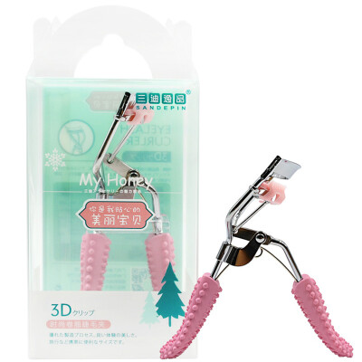 San Di Yi goods make-up tools high-grade silicone eyelash curler eyelashes root curling color random
San Di Yi goods make-up tools high-grade silicone eyelash curler eyelashes root curling color random