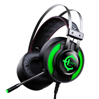 LUYS 71-channel headset gaming gaming light-emitting headset USB71 sound card LED light-emitting headphone microphone 927 dark green
LUYS 71-channel headset gaming gaming light-emitting headset USB71 sound card LED light-emitting headphone microphone 927 dark green
