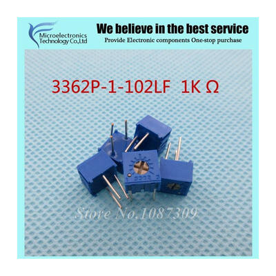 10Pcs/Lot 3362P-1-102LF 3362P 102 1K ohm Trimpot Trimmer Potentiometer Variable resistor new original
10Pcs/Lot 3362P-1-102LF 3362P 102 1K ohm Trimpot Trimmer Potentiometer Variable resistor new original