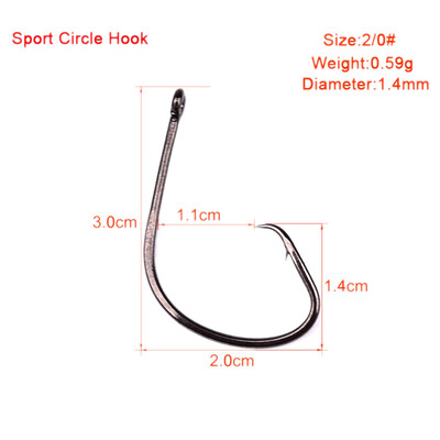 10pcs Fishing Hooks Black Color Octopus/Circle Sport Circle Fish Hook Jig Big 1#-5/0# Size Bass New Arrival
10pcs Fishing Hooks Black Color Octopus/Circle Sport Circle Fish Hook Jig Big 1#-5/0# Size Bass New Arrival