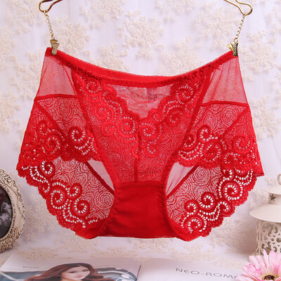 Women Sexy Panties Lace Seamless king size Underwear Full transparency sexy Hollow taste Pants
Women Sexy Panties Lace Seamless king size Underwear Full transparency sexy Hollow taste Pants