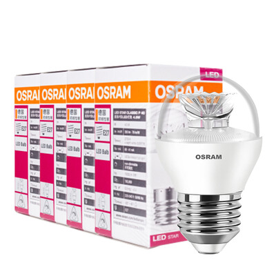 OSRAM LED bulb transparent small ball bubble 45W E27 big mouth warm white yellow four only installed
OSRAM LED bulb transparent small ball bubble 45W E27 big mouth warm white yellow four only installed