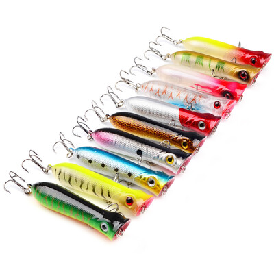 1PC Plastic Hard Popper Fishing Lures 10 Colors Bass Baits 11.68g-0.412oz Hard Lures 8.5cm-3.35" Fishing Tackle
1PC Plastic Hard Popper Fishing Lures 10 Colors Bass Baits 11.68g-0.412oz Hard Lures 8.5cm-3.35" Fishing Tackle