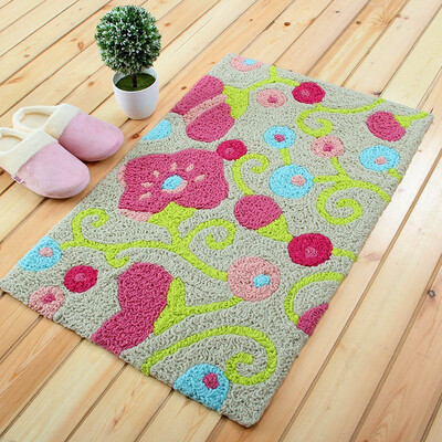 FOOJO Carpet floor mat hand-woven kitchen bathroom vestibule bedroom inside foot pad 50*80cm Red flower color
FOOJO Carpet floor mat hand-woven kitchen bathroom vestibule bedroom inside foot pad 50*80cm Red flower color