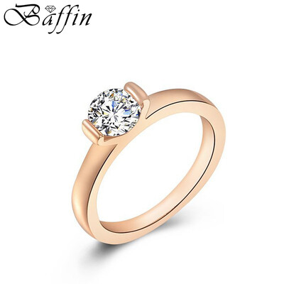BAFFIN Rose Gold Plated Crystal Wedding Rings Cubic Zirconia For Women Party Jewelry Accessories Girls Gift
BAFFIN Rose Gold Plated Crystal Wedding Rings Cubic Zirconia For Women Party Jewelry Accessories Girls Gift