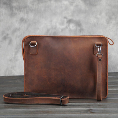 Male bag business leather shoulder bag iPad bag leather briefcase retro envelope bag as gift for men
Male bag business leather shoulder bag iPad bag leather briefcase retro envelope bag as gift for men
