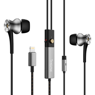 1MORE HD noise reduction ring iron headset Lightning digital version E1004 active noise reduction for multi-scene
1MORE HD noise reduction ring iron headset Lightning digital version E1004 active noise reduction for multi-scene