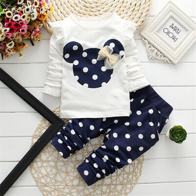 Baby Girl Clothes Dot Long Sleeve Cotton Minnie Printed Toddler children Set Bow T-ShirtPant baby suits
Baby Girl Clothes Dot Long Sleeve Cotton Minnie Printed Toddler children Set Bow T-ShirtPant baby suits