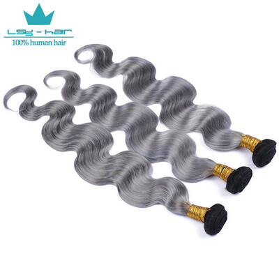 Ombre 4 Bundles 1bGrey Brazilian Human Hair Body Wave two Tones Color 12"-24" 1B Silver Grey Human Hair Weave
Ombre 4 Bundles 1bGrey Brazilian Human Hair Body Wave two Tones Color 12"-24" 1B Silver Grey Human Hair Weave