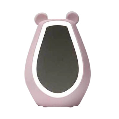 Bear-shape makeup mirror alarm clock with light makeup mirror wireless Bluetooth speaker portable smart clock
Bear-shape makeup mirror alarm clock with light makeup mirror wireless Bluetooth speaker portable smart clock