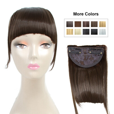 Fashion Clip On Bangs Brown Fringe Hair Extensions Synthetic Hairpieces Clips in Hair Bang False Short Flat Bangs Two Side
Fashion Clip On Bangs Brown Fringe Hair Extensions Synthetic Hairpieces Clips in Hair Bang False Short Flat Bangs Two Side