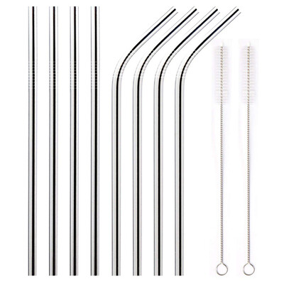 Stainless Steel Metal Straws 85 Reusable Drinking Straws For 20oz Tumblers Yeti 6mm Diameter 4 Straight 4 Bent 2 Brushes
Stainless Steel Metal Straws 85 Reusable Drinking Straws For 20oz Tumblers Yeti 6mm Diameter 4 Straight 4 Bent 2 Brushes