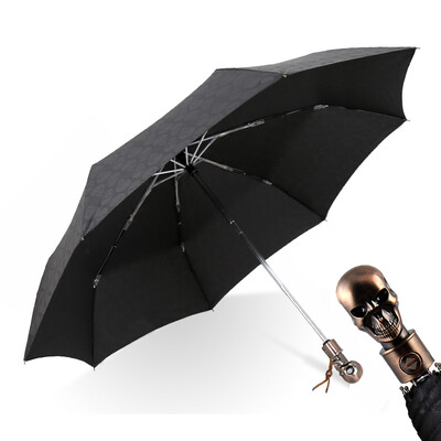 C&39mon skull umbrella A1706 automatic umbrella since the opening of the umbrella folding men&women creative business folding umbrella
C&39mon skull umbrella A1706 automatic umbrella since the opening of the umbrella folding men&women creative business folding umbrella