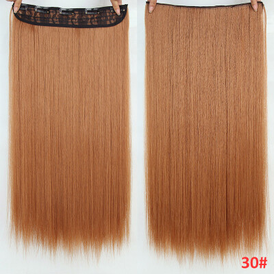 22 inch55cm Long Straight Women Clip in Hair Extensions Black Brown High Tempreture Synthetic Hairpiece
22 inch55cm Long Straight Women Clip in Hair Extensions Black Brown High Tempreture Synthetic Hairpiece