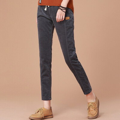 City plus CIYPLUS 2017 winter new women corduroy wild plus velvet thickening pants CWKX179174 treasure blue M
City plus CIYPLUS 2017 winter new women corduroy wild plus velvet thickening pants CWKX179174 treasure blue M