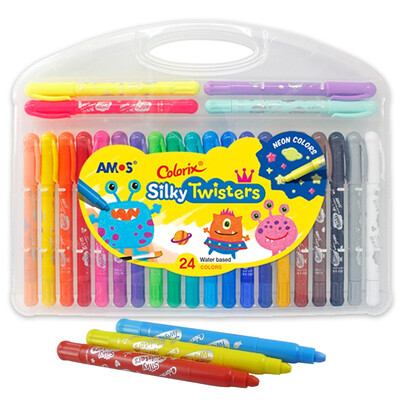 AMOS Korea imported rotary can be washed crayons pastels watercolor triple children&39s painting tools 24 color thin rod plastic box
AMOS Korea imported rotary can be washed crayons pastels watercolor triple children&39s painting tools 24 color thin rod plastic box