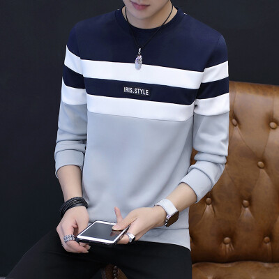 2017 autumn and winter round neck pullover Slim t-shirt long-sleeved trend men's casual sweater as gift for men
2017 autumn and winter round neck pullover Slim t-shirt long-sleeved trend men's casual sweater as gift for men