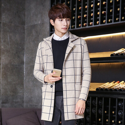 Fall/winter Plaid knit Cardigan long sweater warm fashion men's sweater as a gift for men
Fall/winter Plaid knit Cardigan long sweater warm fashion men's sweater as a gift for men