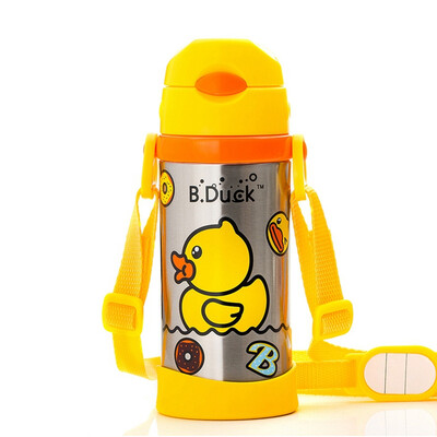 BDUCK small yellow duck childrens mug stainless steel high vacuum strap sippy cup insulation cup kettle 380ml stainless steel color 6210TM
BDUCK small yellow duck childrens mug stainless steel high vacuum strap sippy cup insulation cup kettle 380ml stainless steel color 6210TM
