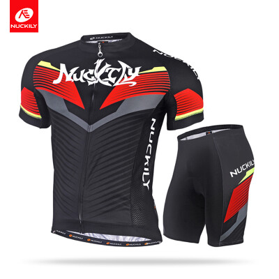 NUCKILY Bike Short Sleeve Clothing Set Cycling Jersey&Padding Short 2pcs Set For Men
NUCKILY Bike Short Sleeve Clothing Set Cycling Jersey&Padding Short 2pcs Set For Men