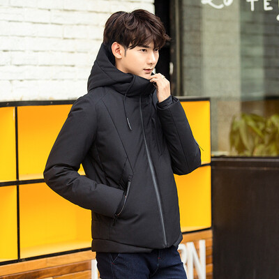 2017 new winter men's down jacket Slim short section thick hooded coat trend youth jacket as gift for men
2017 new winter men's down jacket Slim short section thick hooded coat trend youth jacket as gift for men