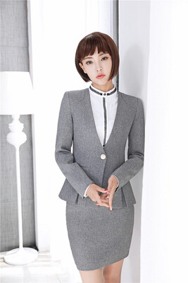 Autumn Winter Formal OL Styles Slim Blazers Suits With Jackets And Skirt For Ladies Office Work Wear Business Outfits Grey
Autumn Winter Formal OL Styles Slim Blazers Suits With Jackets And Skirt For Ladies Office Work Wear Business Outfits Grey