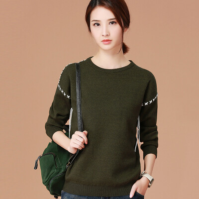 City plus CIYPLUS 2017 autumn and winter new women loose wild personality stitching casual long-sleeved thick sweater sweater CWYC179171 army green M
City plus CIYPLUS 2017 autumn and winter new women loose wild personality stitching casual long-sleeved thick sweater sweater CWYC179171 army green M