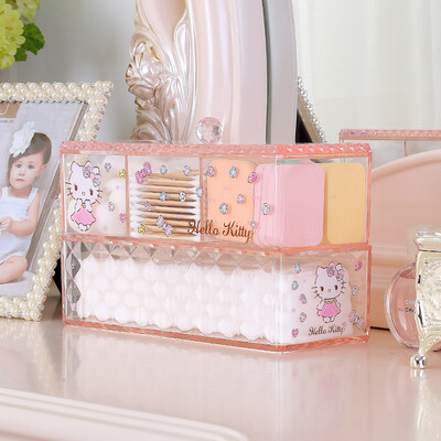 Jingdong supermarket Hellokitty cotton swab storage box transparent cosmetics storage box dresser storage box dust storage KT1385
Jingdong supermarket Hellokitty cotton swab storage box transparent cosmetics storage box dresser storage box dust storage KT1385