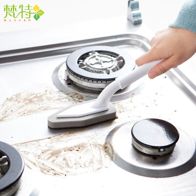 Kitchen Supplies Carborundum Fine Flexible Descaling Clean Magic Stove Clean Brush Sponge Plastic Long Handle White
Kitchen Supplies Carborundum Fine Flexible Descaling Clean Magic Stove Clean Brush Sponge Plastic Long Handle White