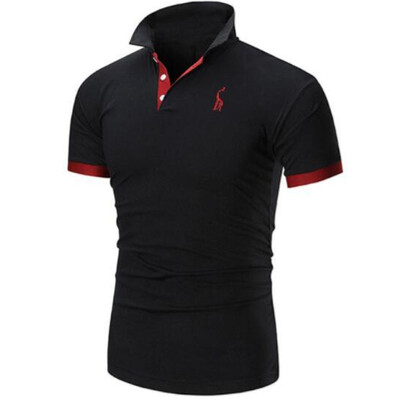 Mens Polo Shirt Brands 2017 Male Short Sleeve Casual Slim Solid Color Printing Deer Pattern Polos Men 3XL
Mens Polo Shirt Brands 2017 Male Short Sleeve Casual Slim Solid Color Printing Deer Pattern Polos Men 3XL