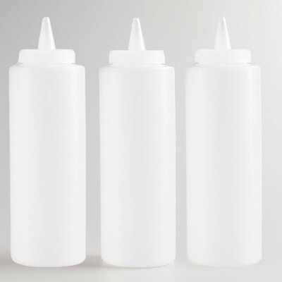 Clear Squeeze Bottle Condiment Squeeze Bottle Open-Tip Screw-On Spout Polyethylene Durable Plastic
Clear Squeeze Bottle Condiment Squeeze Bottle Open-Tip Screw-On Spout Polyethylene Durable Plastic