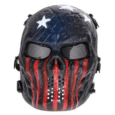 Protection Skull Mask Airsoft Paintball Full Face Mask Army Games Mesh Eye Shield Costume for Halloween Cosplay Party Decor
Protection Skull Mask Airsoft Paintball Full Face Mask Army Games Mesh Eye Shield Costume for Halloween Cosplay Party Decor