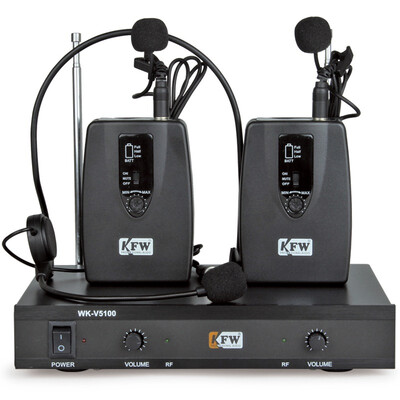 KFW WK-V5100B Wireless Microphone Wireless Dual Waist Microphone Signal Stability Training Promotions
KFW WK-V5100B Wireless Microphone Wireless Dual Waist Microphone Signal Stability Training Promotions