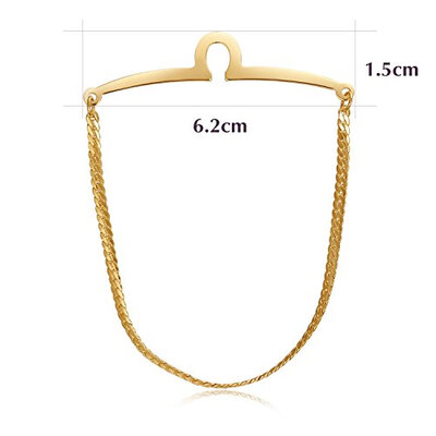 Yoursfs 18K Gold Plated tie chain clip Single Loop Tie Chain Set for Men Best Gift Personalized
Yoursfs 18K Gold Plated tie chain clip Single Loop Tie Chain Set for Men Best Gift Personalized