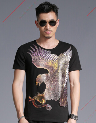 SHUYI New T-Shirt Mens 3D Print Eagle Pattern Mens Cotton Round Neck Short Sleeve Compassionate
SHUYI New T-Shirt Mens 3D Print Eagle Pattern Mens Cotton Round Neck Short Sleeve Compassionate