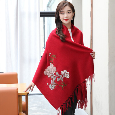 Shanghai stock STORY Of SHANGHAI autumn&winter women&39s wool scarves thick warm shawl peony decals red
Shanghai stock STORY Of SHANGHAI autumn&winter women&39s wool scarves thick warm shawl peony decals red