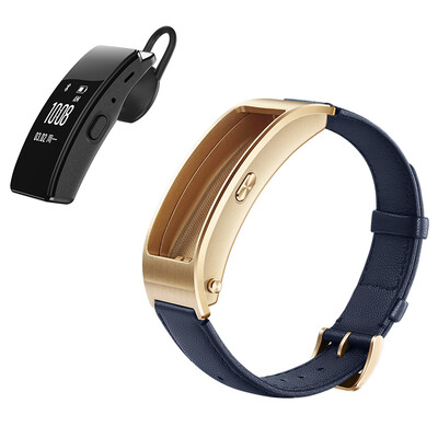 Huawei HUAWEI Huawei bracelet B3 Bluetooth headset&smart bracelet with a metal body touch screen leather wristband business version of the quiet blue
Huawei HUAWEI Huawei bracelet B3 Bluetooth headset&smart bracelet with a metal body touch screen leather wristband business version of the quiet blue