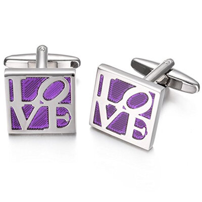 Yoursfs Initial Cufflinks Blue Square Stainless Steel Cufflinks Groom For Men 
Yoursfs Initial Cufflinks Blue Square Stainless Steel Cufflinks Groom For Men