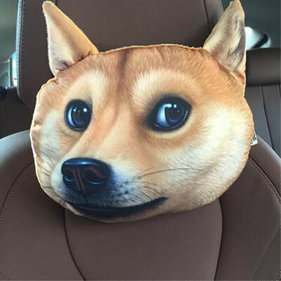 Hua 3D animal pillow car headrest lumbar pillow cartoon creative car accessories Shar Pei
Hua 3D animal pillow car headrest lumbar pillow cartoon creative car accessories Shar Pei